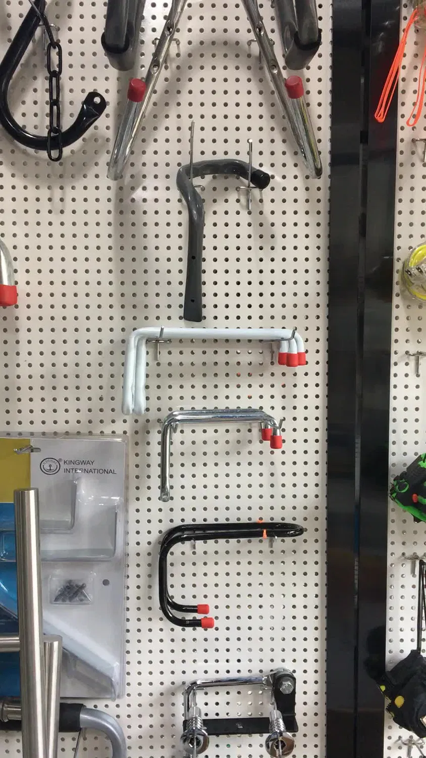 10 PCS Heavy Duty Screw-in Steel Garage Storage Shed Utility Ladder Wall-Mounted Bike Hook