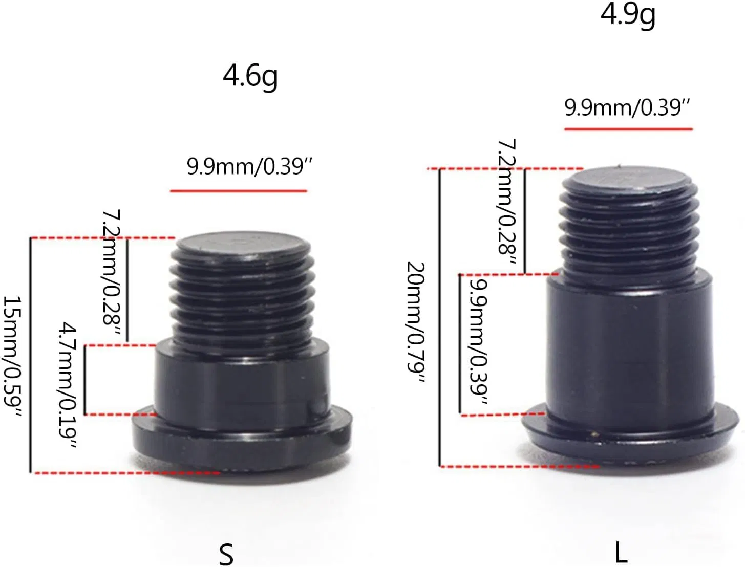 Bicycle Rear Derailleur Screws Steel Black for Bike Rear Derailleur Fixing Bolts Bike Derailleur Screw