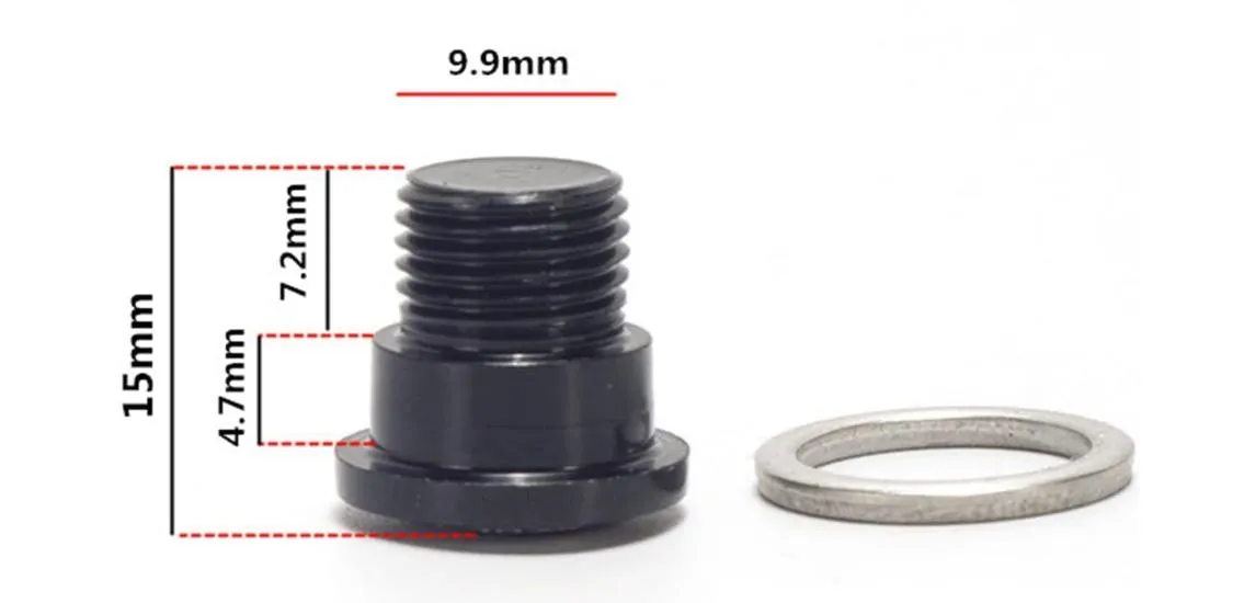 Bicycle Rear Derailleur Screws Steel Black for Bike Rear Derailleur Fixing Bolts Bike Derailleur Screw