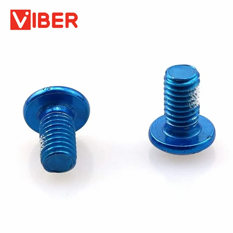 Blue Series Aluminium Fasteners Pan Head Drilling/Tapping Screws and Washer Nut Nylon Titanium Alloy Chipboard/Wood/Drywall Screw Bolt for Motorcycle Bicycle