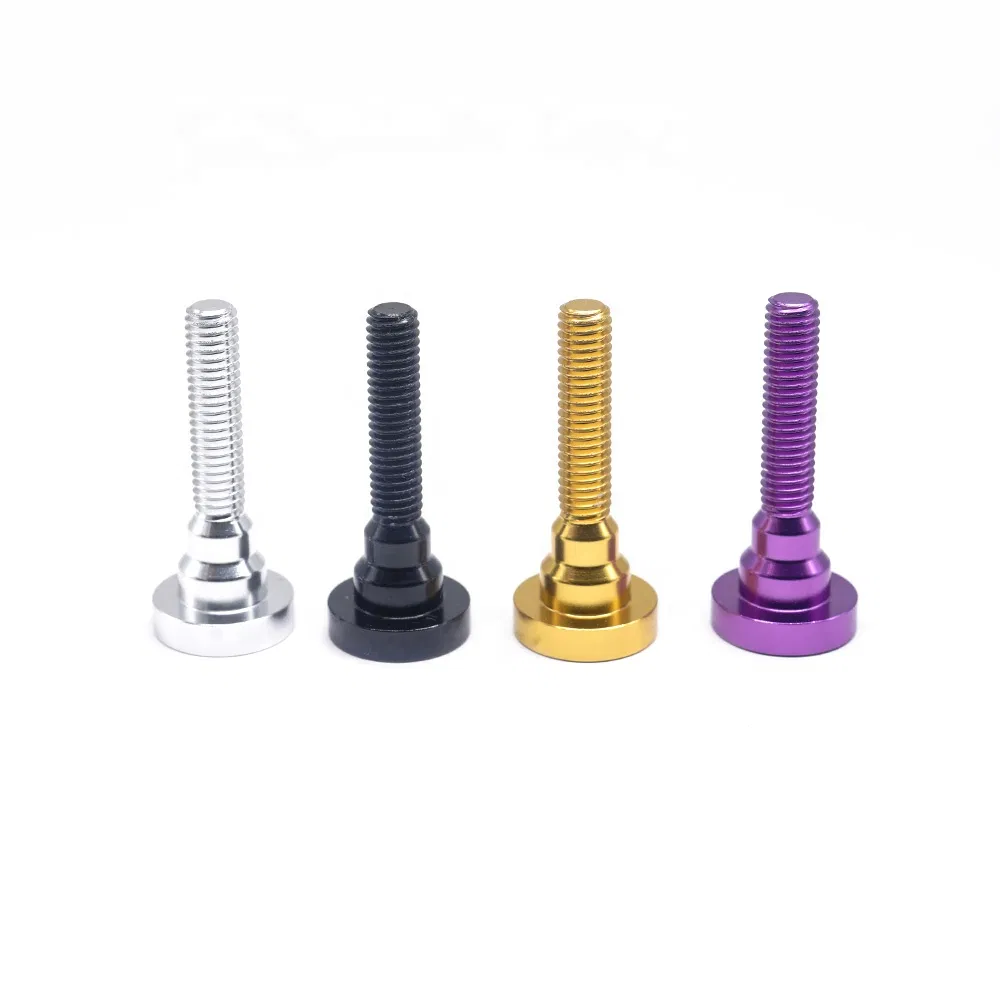 Customized CNC Machining Precision Aluminum M6 M8 M10 Thumb Screw for Bicycle Parts
