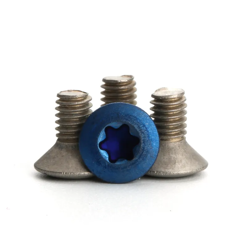 Gr5 Anodized M3 M4 M5 M6 M7 M8 M10 Bicycle Motorcycle Titanium Screw in China Customized Screws