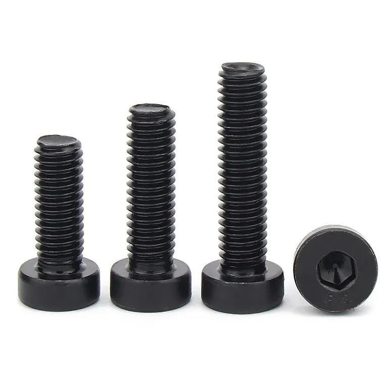 Grade 8 Unf DIN7984 DIN6912 Black Oxide Alloy Steel Cylinder Head Bolts Hex Socket Head Cap Screw Plain Allen Bike Screw