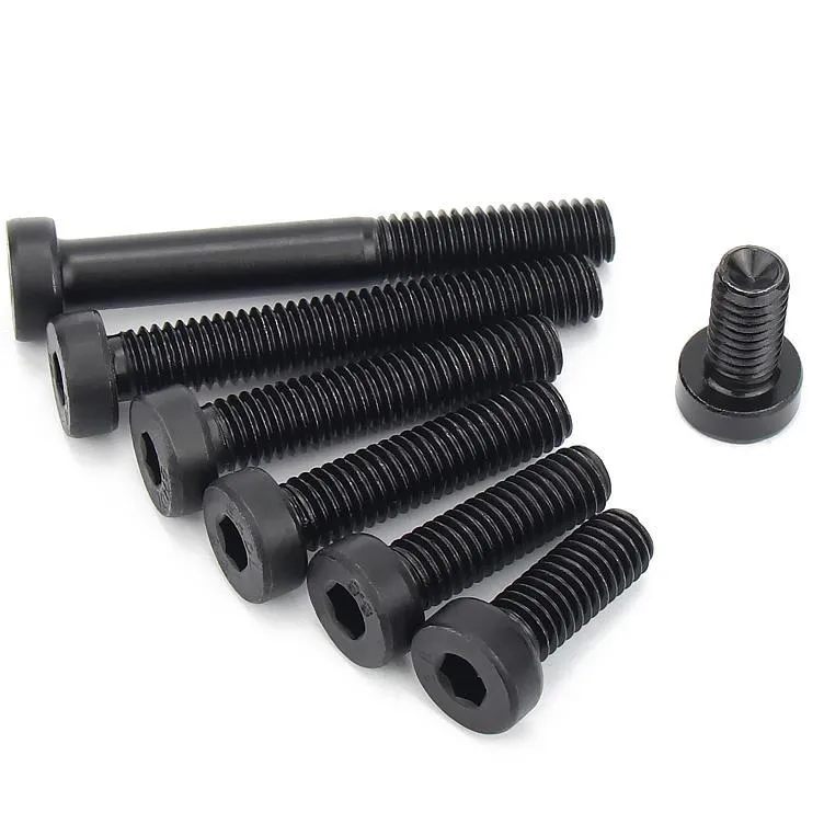 Grade 8 Unf DIN7984 DIN6912 Black Oxide Alloy Steel Cylinder Head Bolts Hex Socket Head Cap Screw Plain Allen Bike Screw