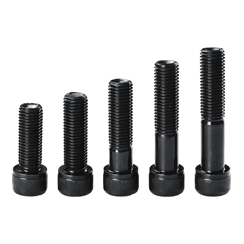 Grade 8 Unf DIN7984 DIN6912 Black Oxide Alloy Steel Cylinder Head Bolts Hex Socket Head Cap Screw Plain Allen Bike Screw