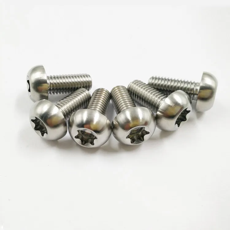 ISO14583 Gr. 5 Grade 5 Ti 6al 4V Torx Pan Head Titanium Screws for Bike Bolt