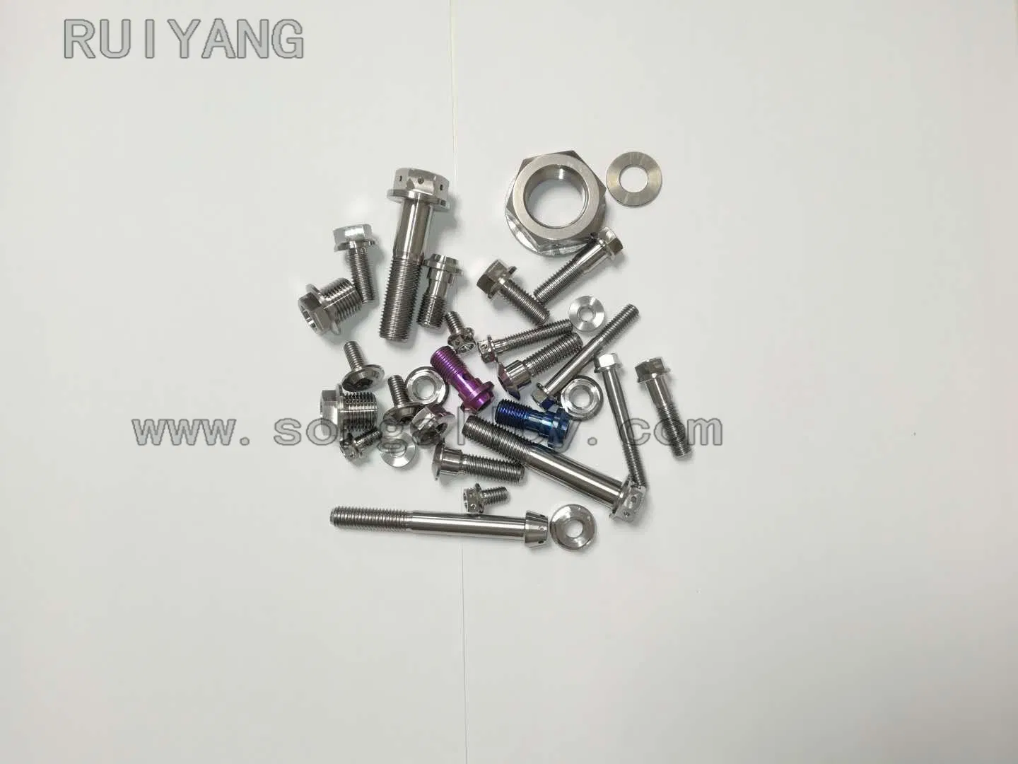 Motorcycle/Bicycle Titanium Alloy Screws for Connector Customized