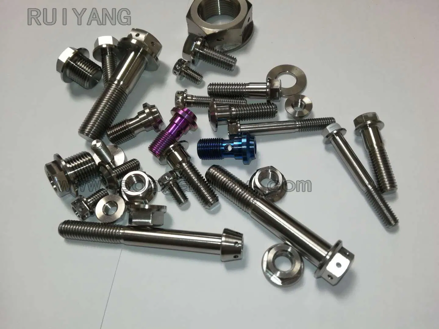 Motorcycle/Bicycle Titanium Alloy Screws for Connector Customized