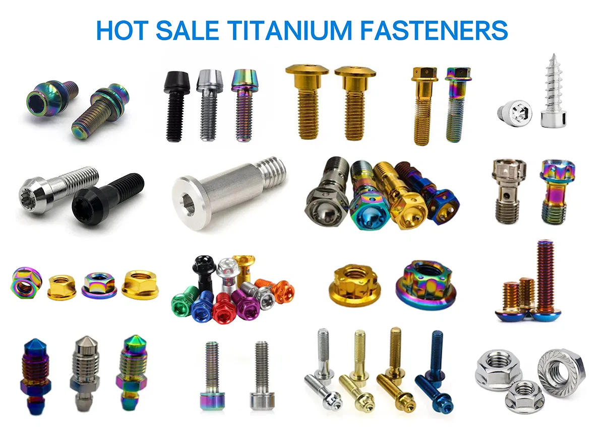 Ti Screw M4*26mm Titanium Bolt for Brake Lining Bicycle Fasteners M5*10 12 PCS Cycle M5*35mm Factory Gr5