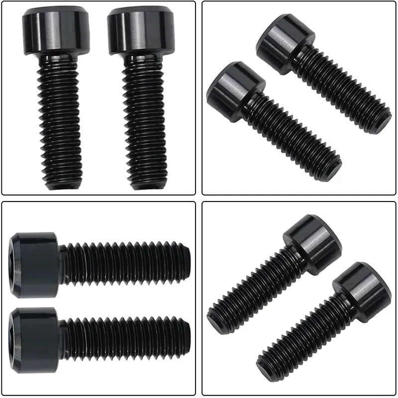 Titanium Bolt M8X20 25 30 35 40 45 50 60 70mm Cap Head Allen Screw for Bicycle Motorcycle Accessories